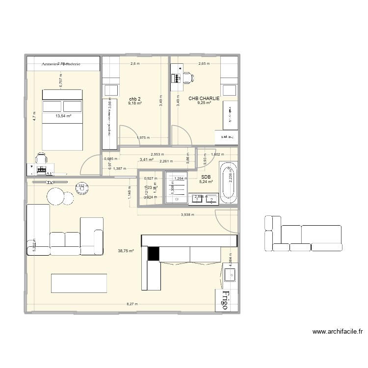 modification pour 6. Plan de 0 pièce et 0 m2