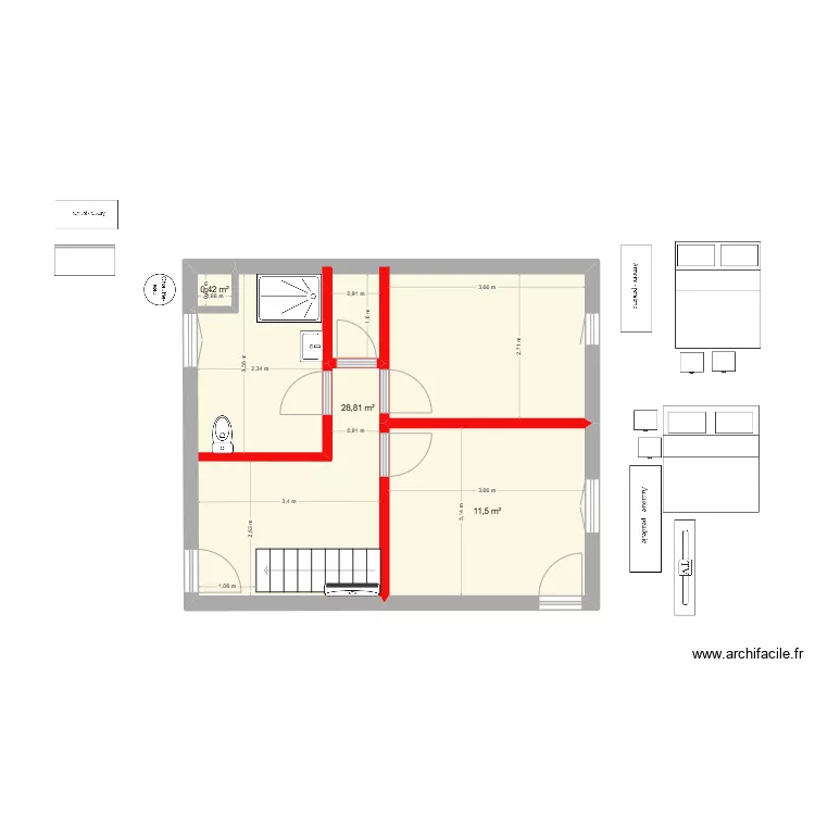 juillet  etage  5. Plan de 
