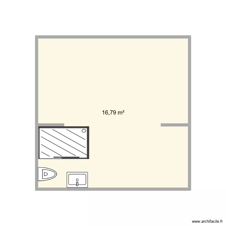 Plan1. Plan de 1 et 17 m² Plan1. Plan de 1 et 17 m²