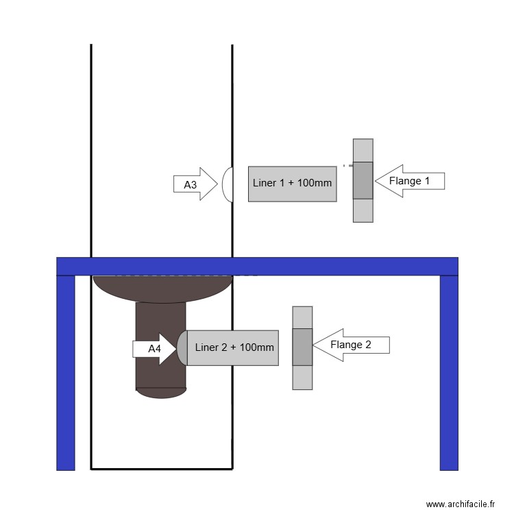 TPKI modif A3 et A4 de C530. Plan de 0 pièce et 0 m2