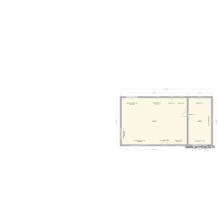 ninin 2 ma&ccedil;on. Plan de 