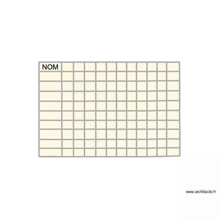 BOWLING. Plan de 0 pièce et 0 m2