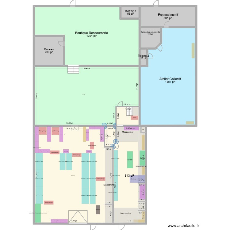 R&eacute;-Ut&icirc;les_Mat_apr&egrave;sMesures_etagere_v4. Plan de 0 pièce et 0 m2