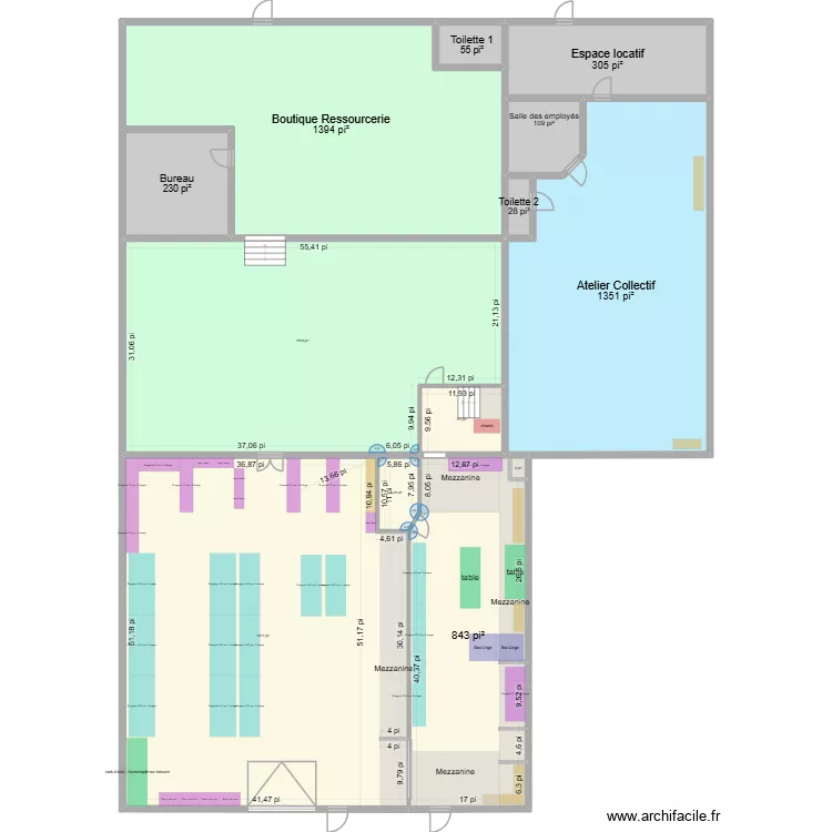 R&eacute;-Ut&icirc;les_Mat_apr&egrave;sMesures_etagere_v4. Plan de 13  et 759 m²