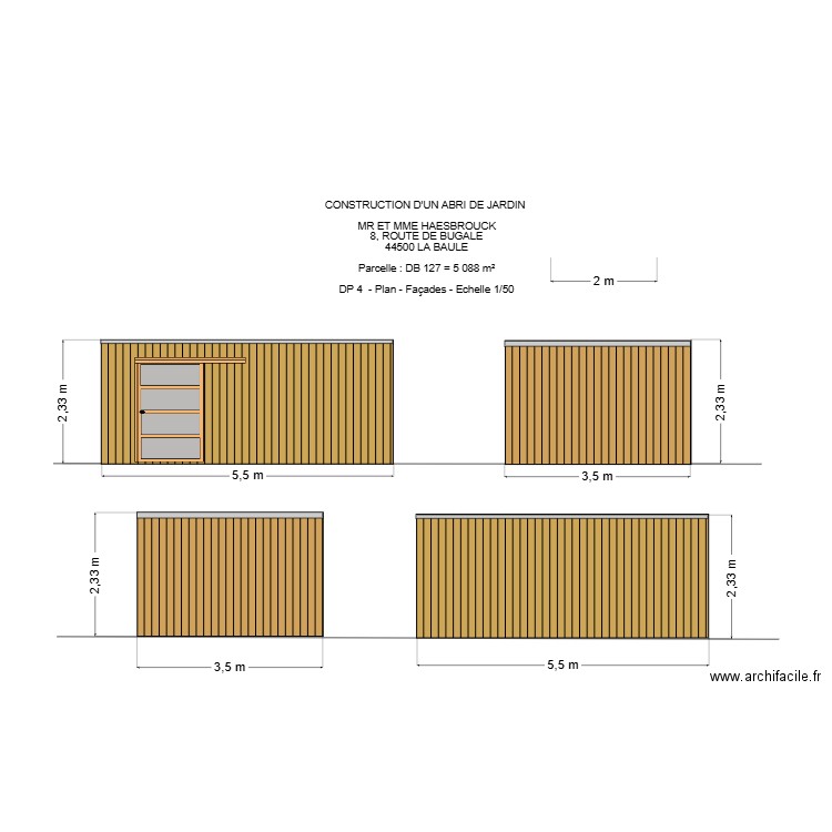 DP 4 HEASBROUCK. Plan de 0 pièce et 0 m2