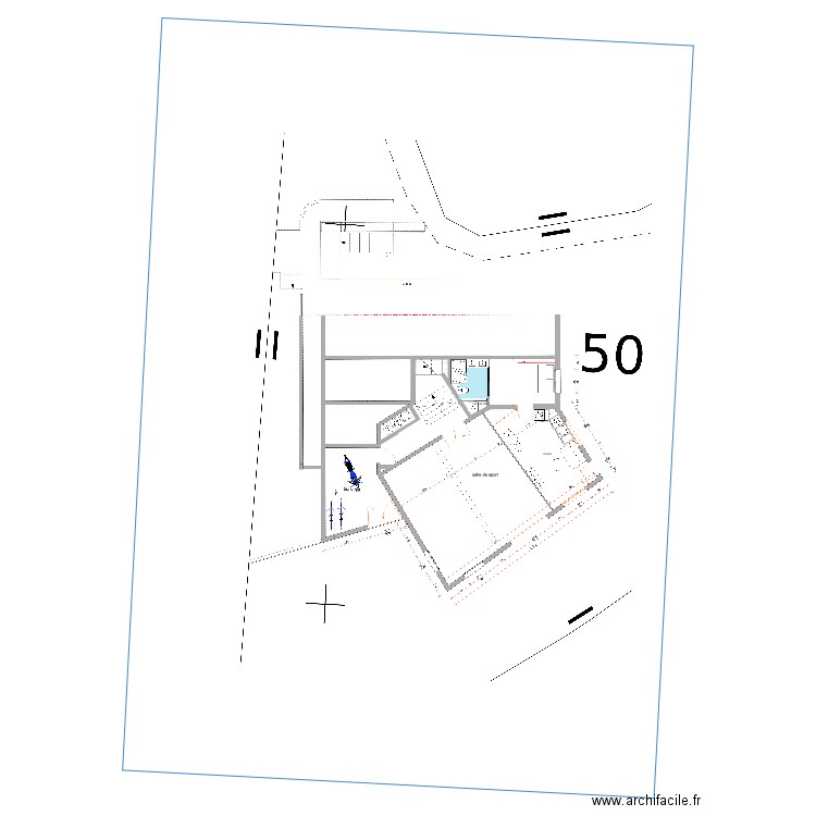 R RDC B. Plan de 0 pièce et 0 m2