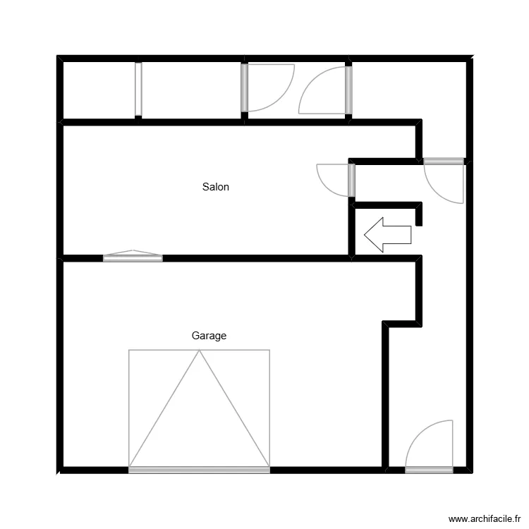 KHATTAR RDC. Plan de 7 et 45 m² KHATTAR RDC. Plan de 7 et 45 m²