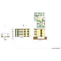 Fa&ccedil;ades r&eacute;sidence bi familiale