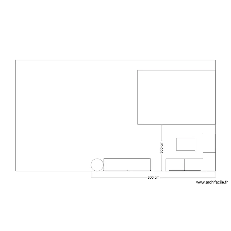 futur terrasse s&eacute;jour officelle . Plan de 