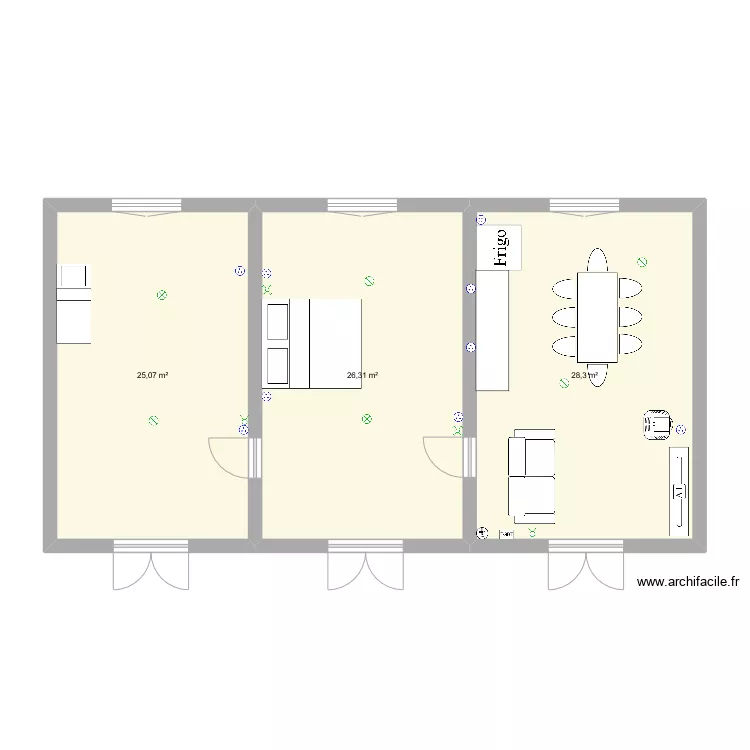 nouveau projet. Plan de 