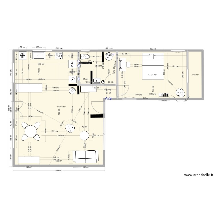 castelnau. Plan de 0 pièce et 0 m2