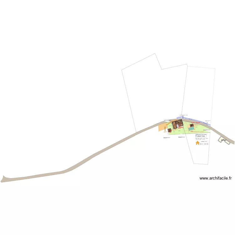 PC : PLAN DE MASSE PROJET. Plan de 