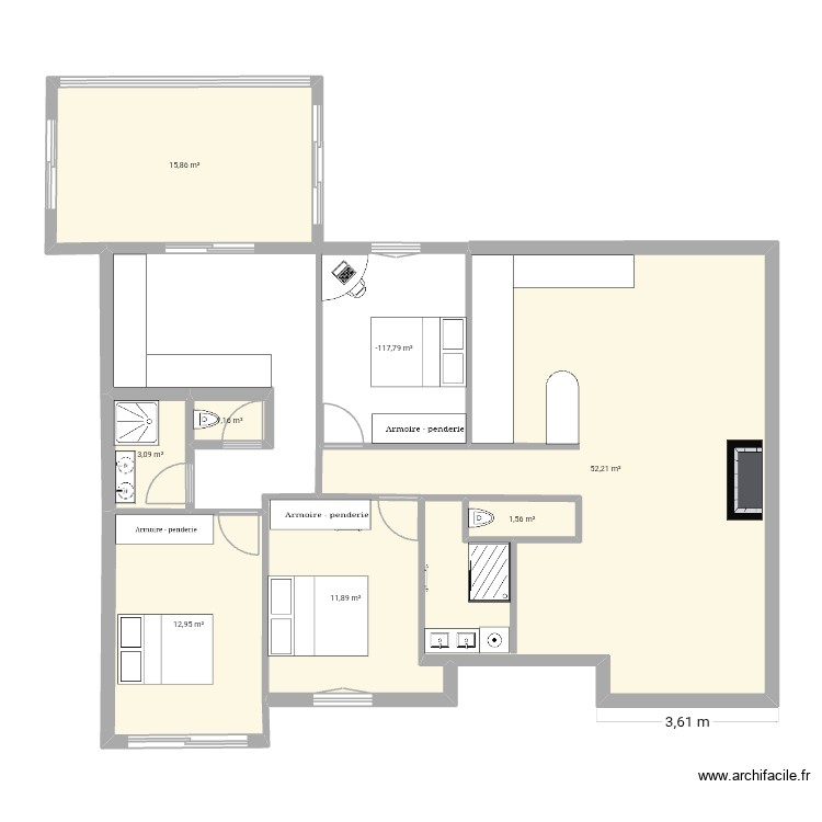 St euphemie. Plan de 0 pièce et 0 m2