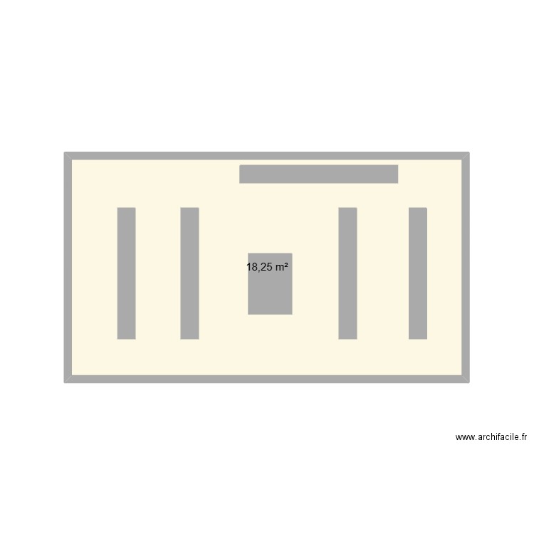 jardizoo2. Plan de 1 pièce et 18 m2