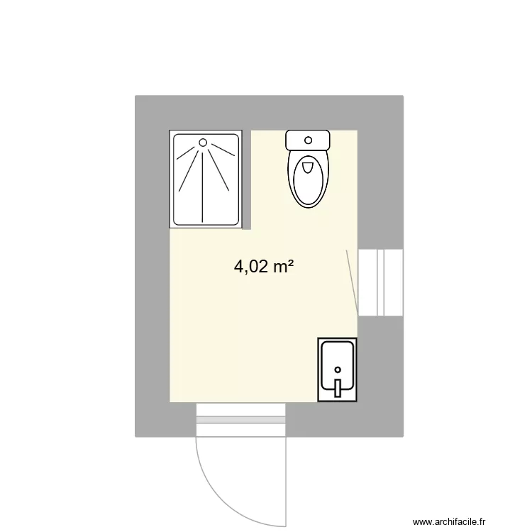 Plan_Amendolea. Plan de 1  et 4 m²
