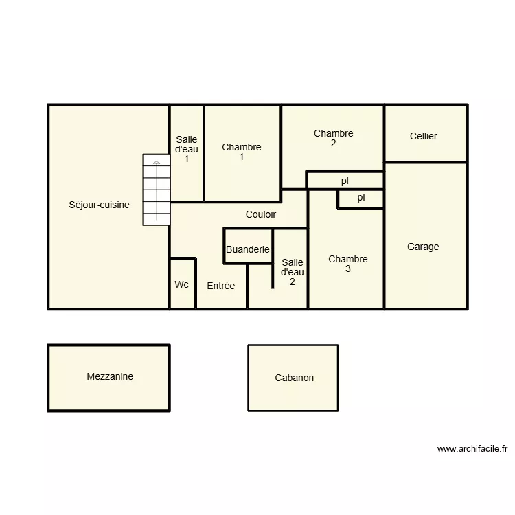 QUIMPER SEIDEL. Plan de 
