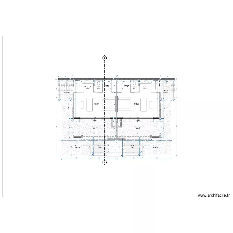 SUITE LUXE RDC - TERRA EDENA. Plan de 