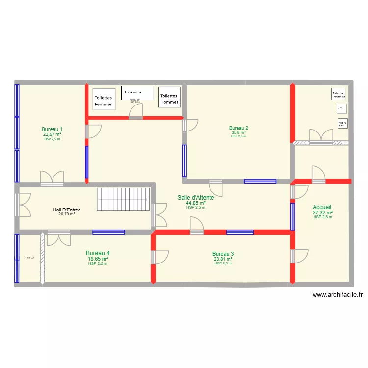 Bureaux Van Volxem. Plan de Bureaux Van Volxem. Plan de