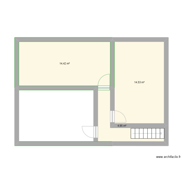 immeuble anzin 2eme étage. Plan de 0 pièce et 0 m2