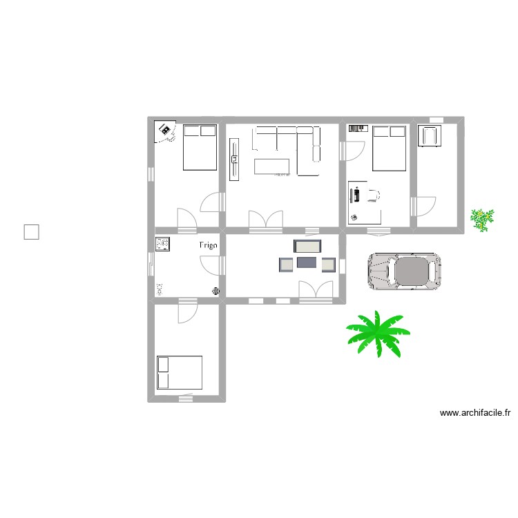 sam sk. Plan de 0 pièce et 0 m2