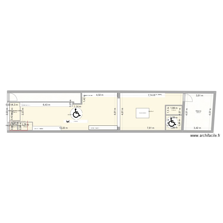 Les loupiots apres 2. Plan de 9 pièces et 119 m2