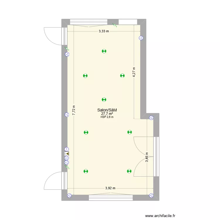 PiecePrincipale avec elec. Plan de 