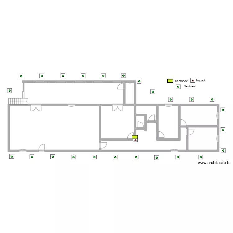 ROUMANIE. Plan de 9  et 196 m²