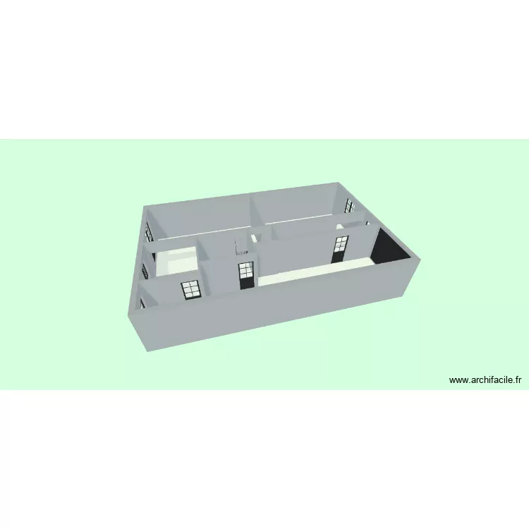 Maison à rénover. Plan de Maison à rénover. Plan de