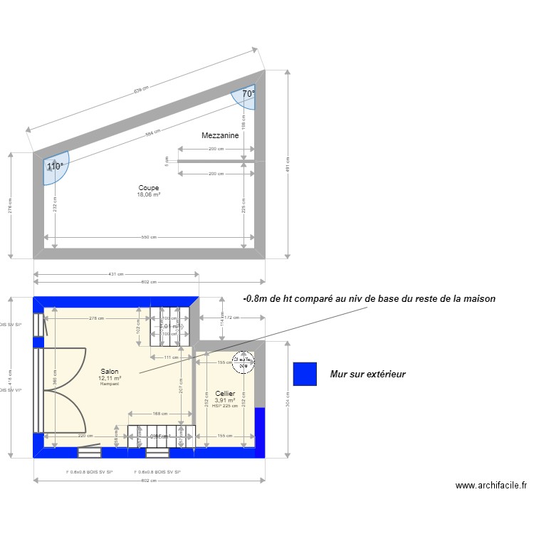 ML24013931. Plan de 5 pièces et 36 m2
