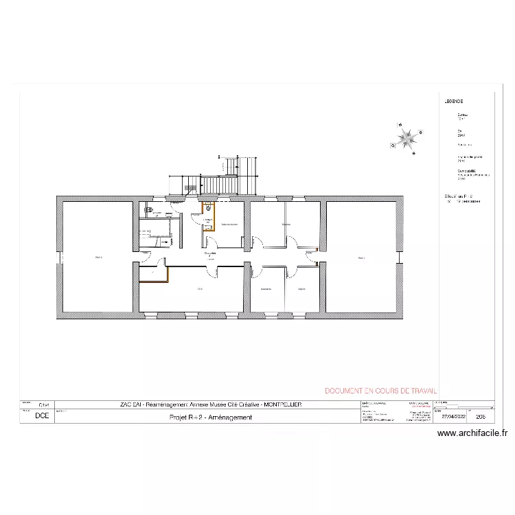 plan d'ensemble R+. Plan de 