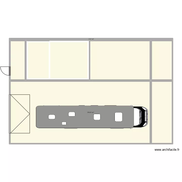 andenne C43. Plan de 6  et 194 m²