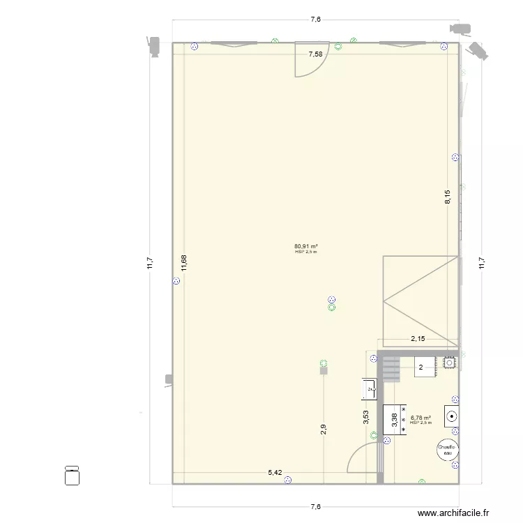 plan elec 18/05/2026. Plan de 11  et 214 m²