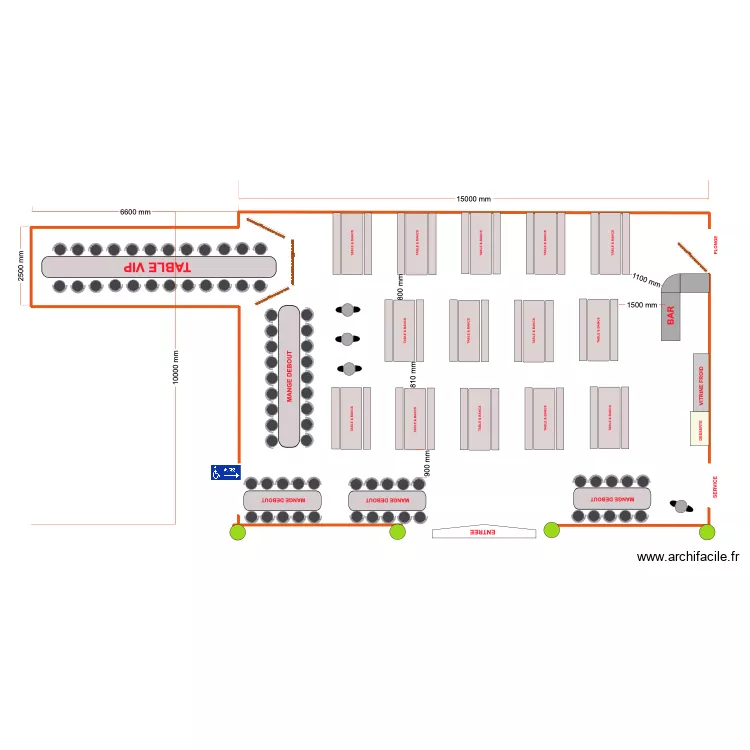 Extension terrasse 2026.1. Plan de 