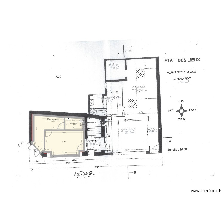 cabinet maryse1. Plan de 4 pièces et 35 m2