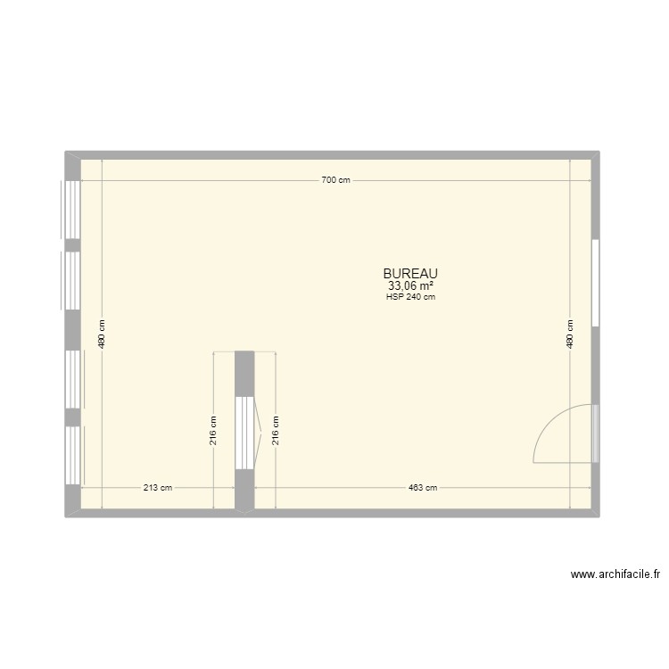 BUREAU ALPHACAN USINE. Plan de 0 pièce et 0 m2