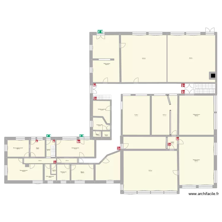 MFR plan/&eacute;tage. Plan de 