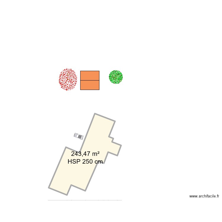 Plan de masse. Plan de 0 pièce et 0 m2