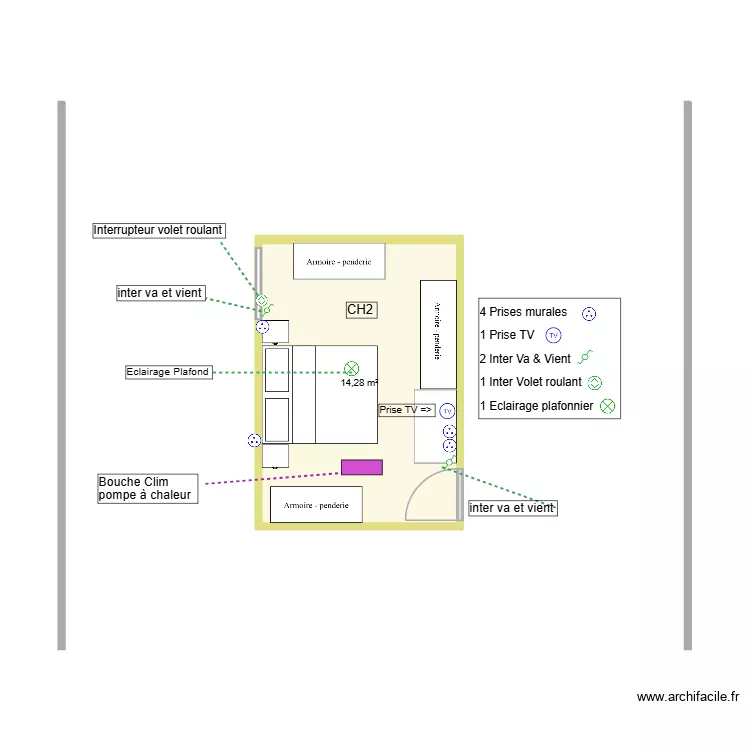 3-Pibrac CH2 am&eacute;nagement  avec Elec. Plan de 