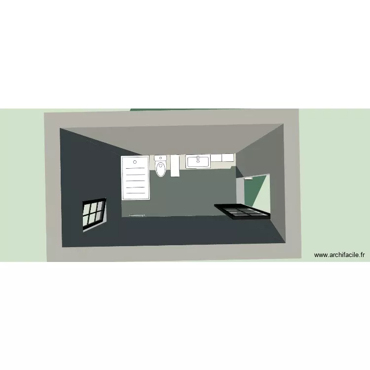 SDE. Plan de 1 Pièce et 7 m² SDE. Plan de 1 Pièce et 7 m²