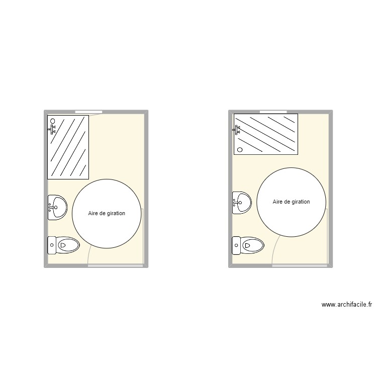 SDB n°1. Plan de 0 pièce et 0 m2