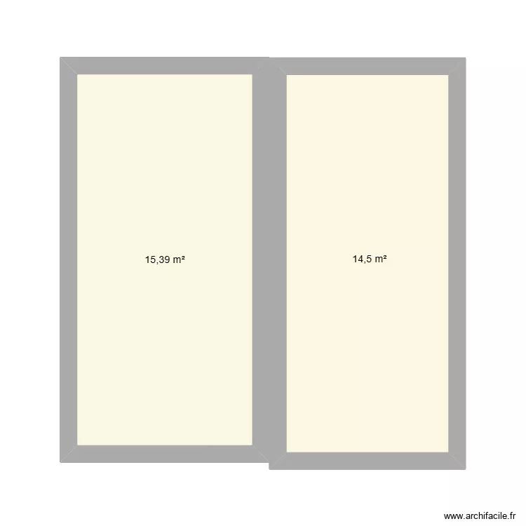 test 3eme etage. Plan de 