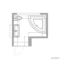 salle de bain baignoire 140x140