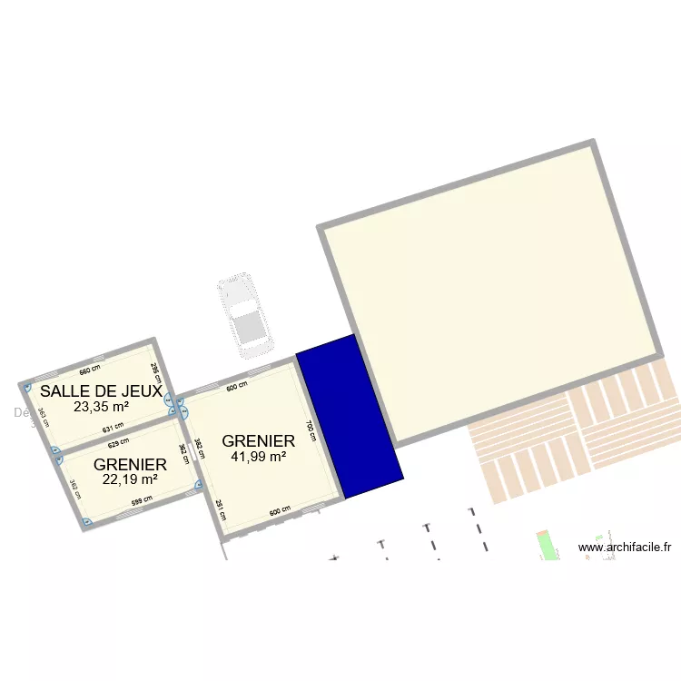 GARAGE. Plan de 