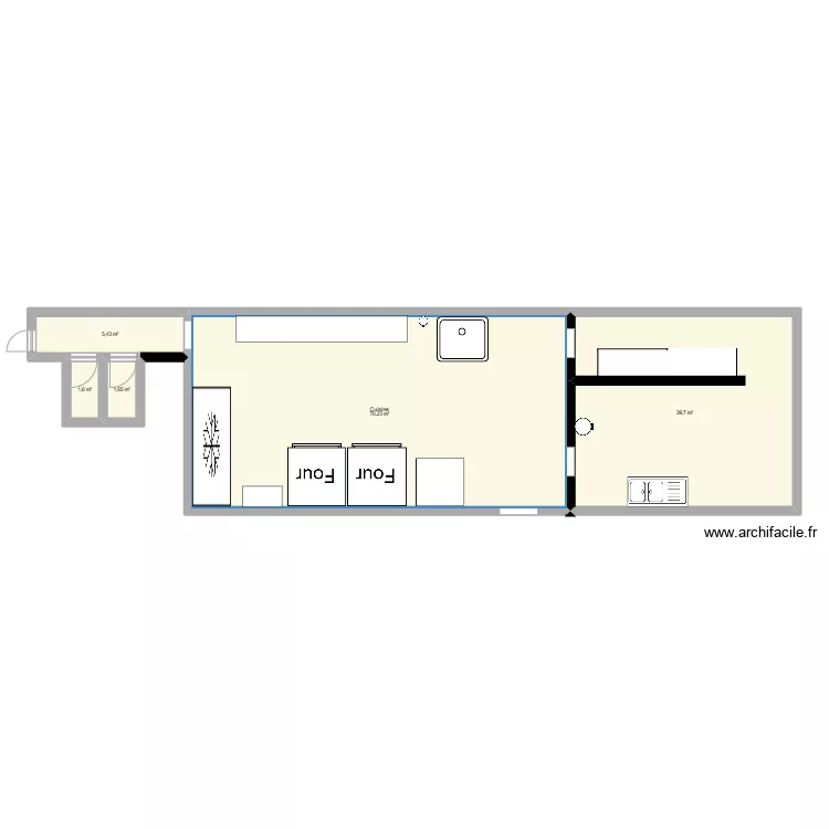 Cuisine ecole creteil. Plan de 