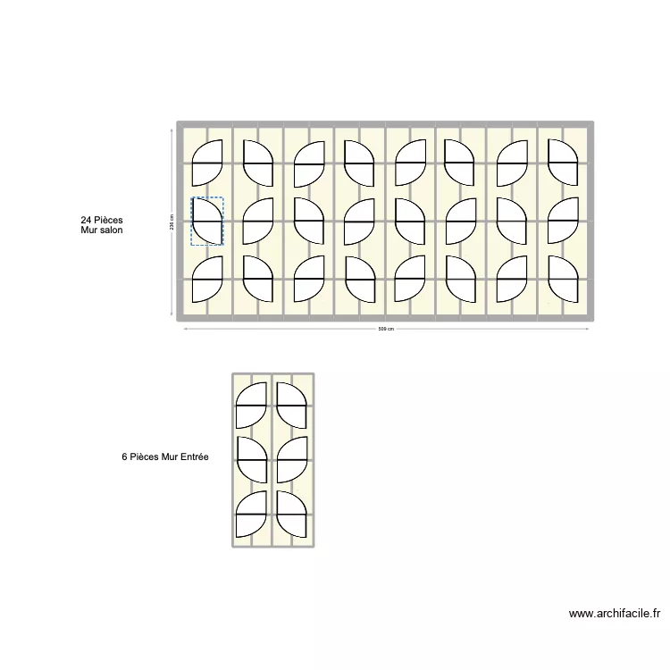 Panneau 3D Manu Nice. Plan de 