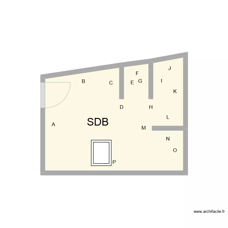 PLAN ETAGE 2 GAJAN. Plan de PLAN ETAGE 2 GAJAN. Plan de