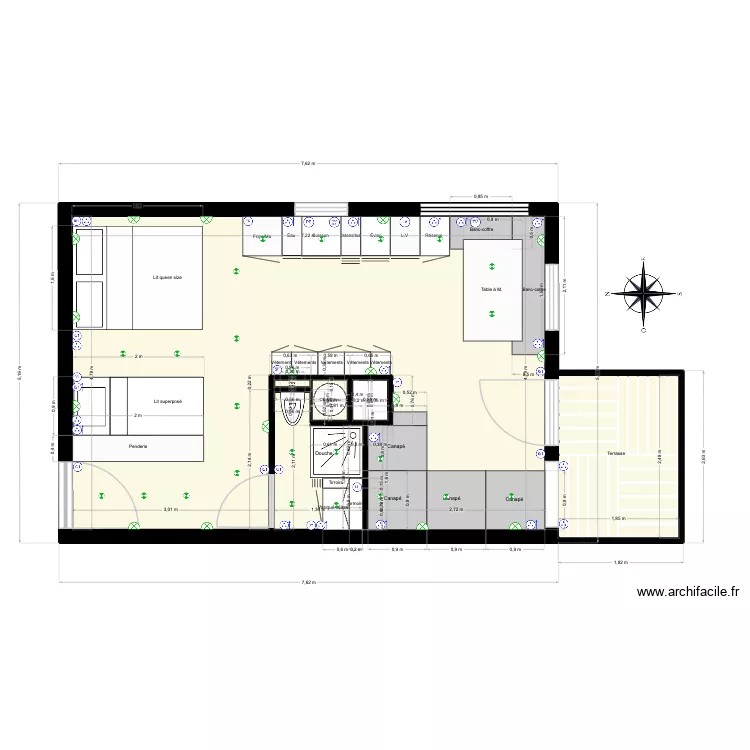 Morillon • Esserts • Jardin Alpin • n°26. Plan de 5 et 34 m² Morillon • Esserts • Jardin Alpin • n°26. Plan de 5 et 34 m²