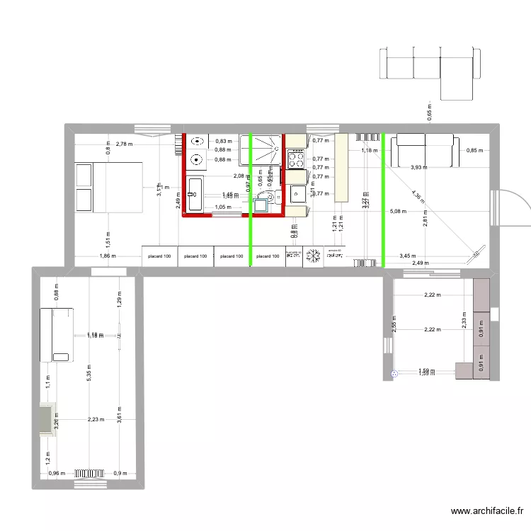 DEF MEYRARGUES SDB. Plan de 