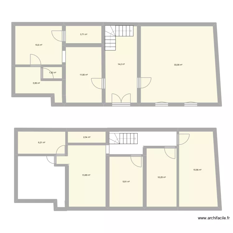 maison. Plan de 13 Pièces et 139 m²