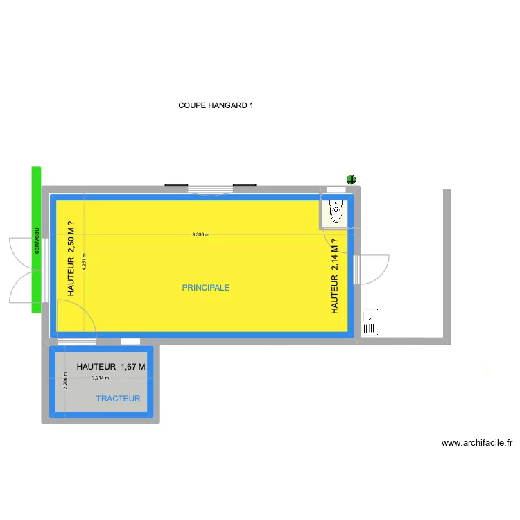 HANGARD 13 isolation. Plan de HANGARD 13 isolation. Plan de